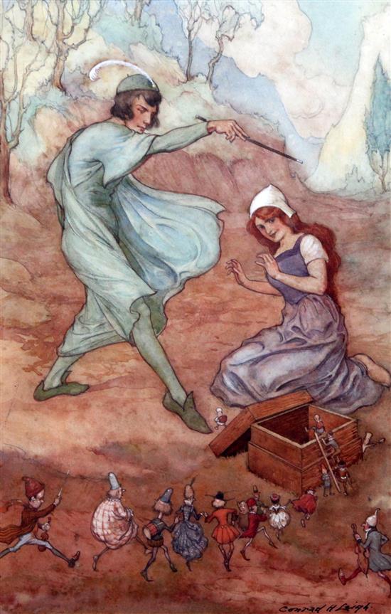 Conrad H. Leigh (b.1883) Graciosa and Percinet, 13 x 8.75in.